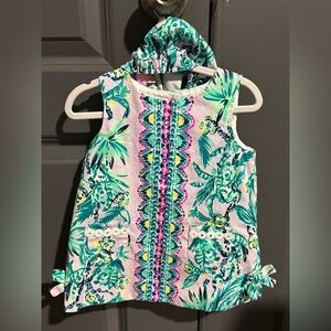 Lilly Pulitzer infant shift NWOT size 12-18 months, Lilac Verbena Its Impawsible